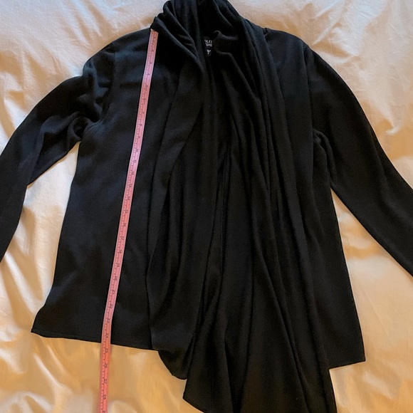 Eileen Fisher Silk Knit Asymmetrical Cardigan - Picture 8 of 10